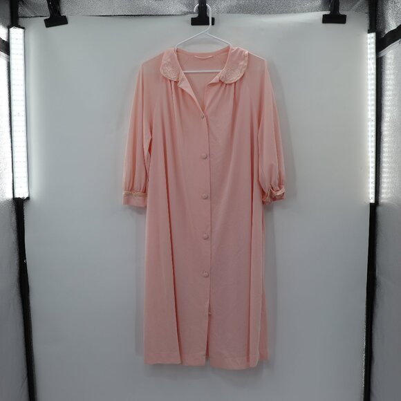 Vintage Pink Housecoat 1960s - Picture 1 of 10
